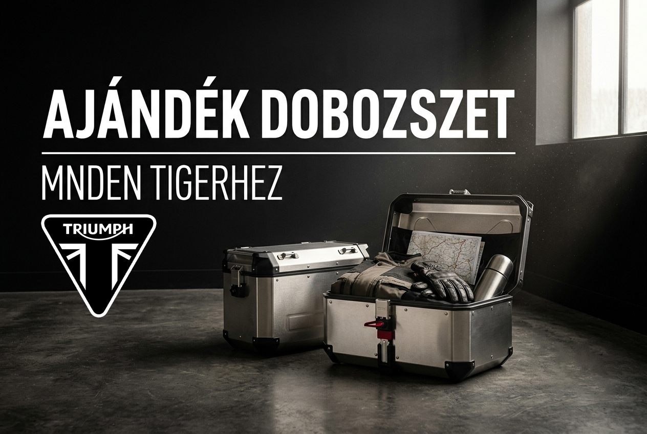 Ajándék dobozszett Triumph Tiger modellekhez